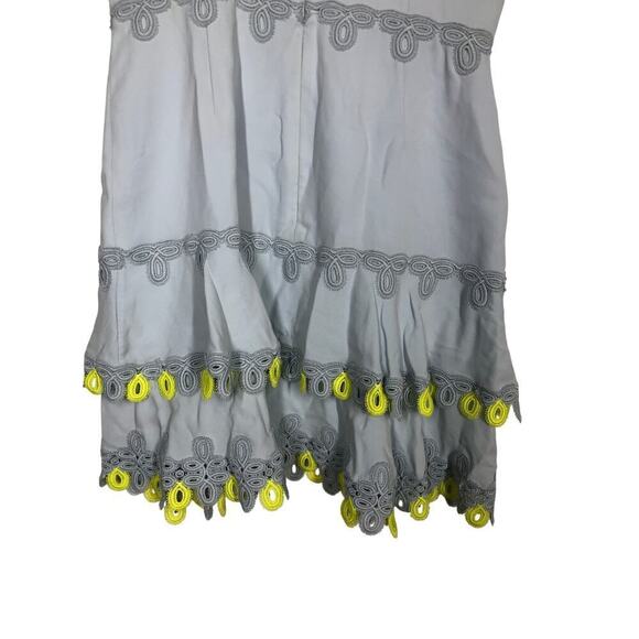 Jonathan Simkhai Guipure Lace Mini Dress Sleeveless Light Blue Size 8 - Picture 8 of 11